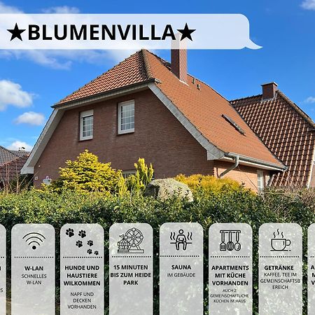 Blumenvilla - 15 Minuten Bis Zum Heide Park, Haustiere Willkommen, Sauna Im Gebaeude Schneverdingen Εξωτερικό φωτογραφία